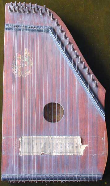 Early Musical Instruments, antique Terz Zither or Child's Cittern around 1900