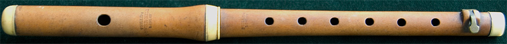 Early Musical Instruments, antique Boxwood Piccolo by William Phillips