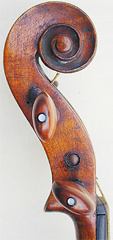 Dancemaster Violin - Pochette Baroque, head side