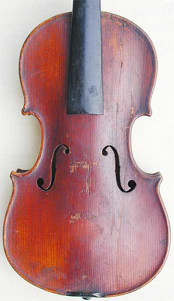 1/32 Child's Violin, top