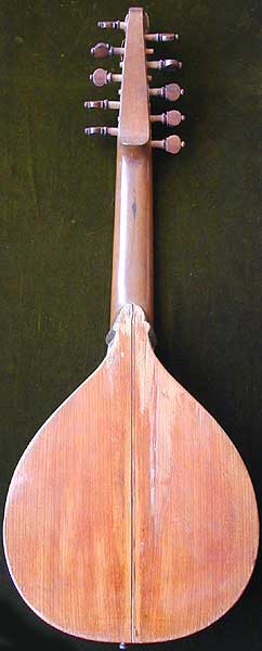 Early Musical Instruments, antique Halszither, Neck Cittern by Zaugg