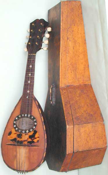 Early Musical Instruments, antique Mandolin by Ermenegildo Ferrari