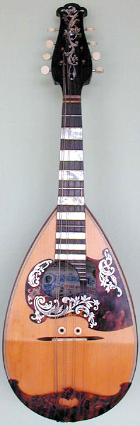 Early Musical Instruments, antique Mandolin by Raffaele Calace