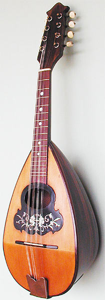 Early Musical Instruments, antique Mandolin by Carlo Loveri & Figlio