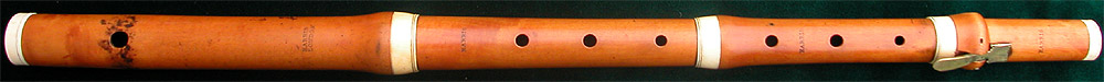 Early Musical Instruments, antique boxwood Flute by Harris