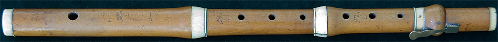 Early Musical Instruments, antique boxwood Flute by Astor