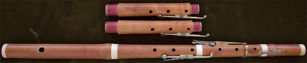 Early Musical Instruments, antique boxwood Flute by Braun