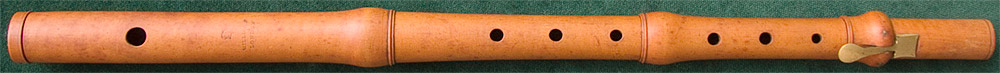 Early Musical Instruments, antique boxwood Flute by Milligan