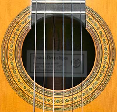 Early Musical Instruments, Classical Guitar by Ignacio Fleta dated 1996