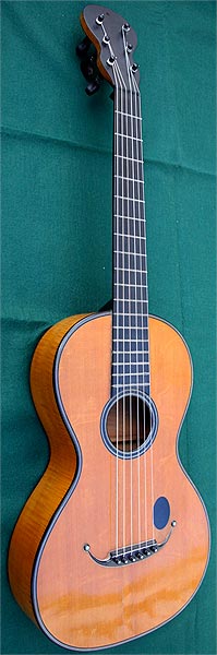 Early Musical Instruments part of the Bruderlin Collection, antique Romantic Guitar by Marcard around 1830