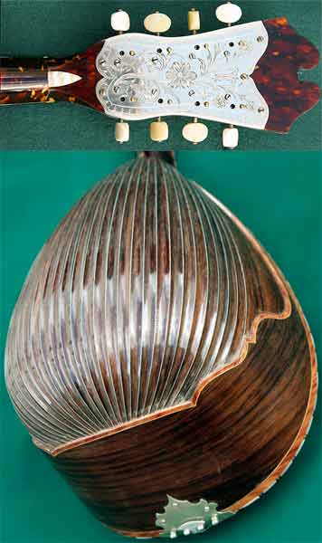 Early Musical Instruments, antique Mandolin by Stridente dated 1916