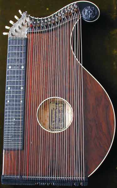 Early Musical Instruments, antique Konzertzither, Concert Cittern by Kochendrfer