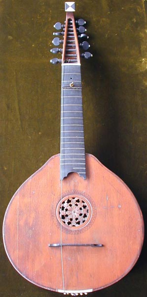 Early Musical Instruments, antique English Guitar by R. Liessum