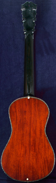 Early Musical Instruments part of the Bruderlin Collection, antique Romantic Guitar by Canga dated 1812