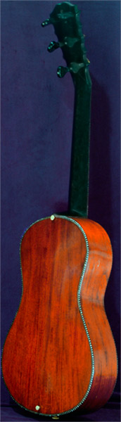 Early Musical Instruments part of the Bruderlin Collection, antique Romantic Guitar by Canga dated 1812