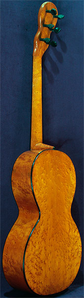 Early Musical Instruments part of the Bruderlin Collection, antique Romantic Guitar by Dubois around 1830