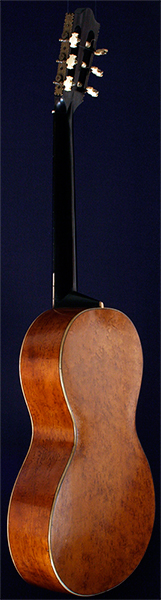 Early Musical Instruments part of the Bruderlin Collection, antique Romantic Guitar by Petit Jean, L'Ain from the 1830s