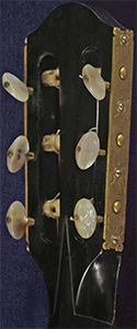 Early Musical Instruments part of the Bruderlin Collection, antique Romantic Guitar by Darche from around 1850