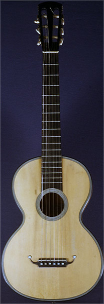 Early Musical Instruments part of the Bruderlin Collection, antique Romantic Guitar by Madame R. Sidney Pratten around 1850