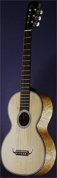 Early Musical Instruments part of the Bruderlin Collection, antique Romantic Guitar by Madame R. Sidney Pratten around 1850