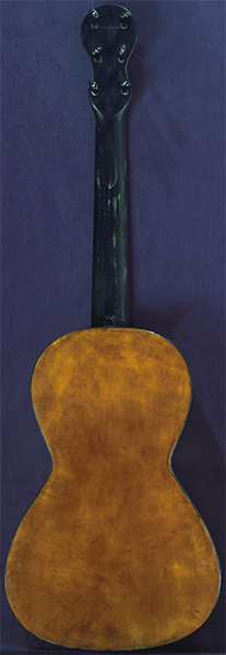 Early Musical Instruments part of the Bruderlin Collection, antique Romantic Guitar by Antonio Monzino around 1820