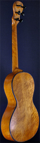 Early Musical Instruments part of the Bruderlin Collection, antique Romantic Guitar by Cabasse-Visnaire L'Ain from around 1840