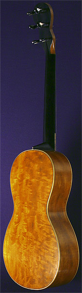 Early Musical Instruments part of the Bruderlin Collection, antique Romantic Guitar by Beau around 1820