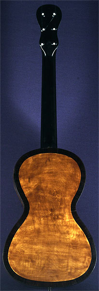 Early Musical Instruments part of the Bruderlin Collection, antique Romantic Guitar by Gennaro Fabricatore dated 1828