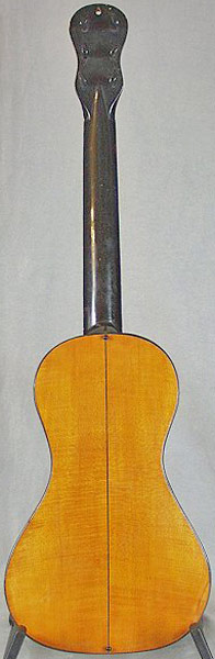 Early Musical Instruments part of the Bruderlin Collection, antique Romantic Guitar by Francois Bastien 1800s