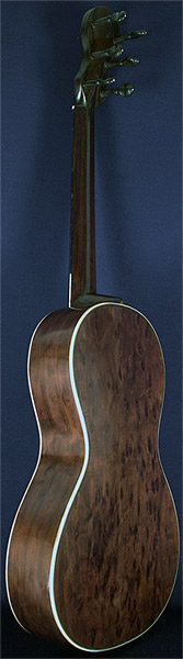 Early Musical Instruments part of the Bruderlin Collection, antique Romantic Guitar by Petit Jean 1820s