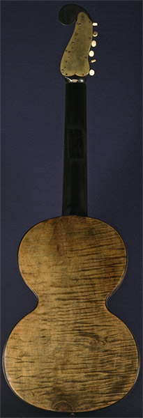 Early Musical Instruments part of the Bruderlin Collection, antique Romantic Guitar by Gaetano Vinaccia dated 1847