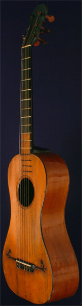 Early Musical Instruments part of the Bruderlin Collection, antique Baroque Guitar by Carlo Guadagnini around 1800