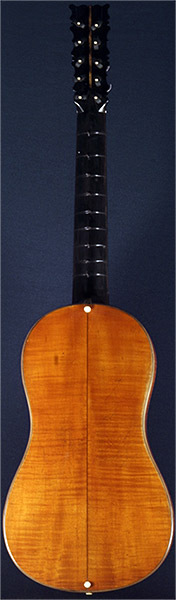 Early Musical Instruments part of the Bruderlin Collection, antique 5 course Baroque Guitar by Dietrich Stork around 1770