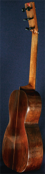 Early Musical Instruments part of the Bruderlin Collection, antique Romantic Guitar by Antonio Lorca dated 1833