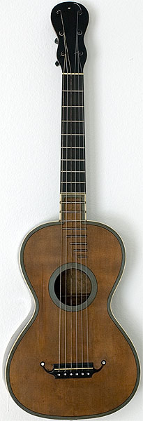 Early Musical Instruments part of the Bruderlin Collection, antique Romantic Guitar, Anonymous, French around 1820