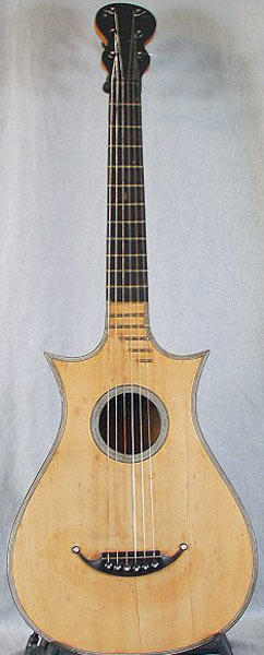 Early Musical Instruments part of the Bruderlin Collection, antique Romantic Guitar by Louis Nicholas Vissenaire around 1820