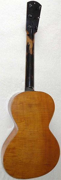 Early Musical Instruments part of the Bruderlin Collection, antique Romantic Guitar by Alois Suter dated 1869