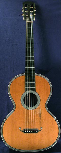 Early Musical Instruments part of the Bruderlin Collection, antique Romantic Guitar by Anonymous 1850s