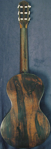 Early Musical Instruments part of the Bruderlin Collection, antique Romantic Guitar by Lacote around 1800