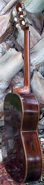 Early Musical Instruments, Classical Guitar by Conde Hermanos dated 1956