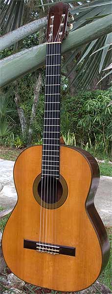 Early Musical Instruments, Classical Guitar by Conde Hermanos dated 1956