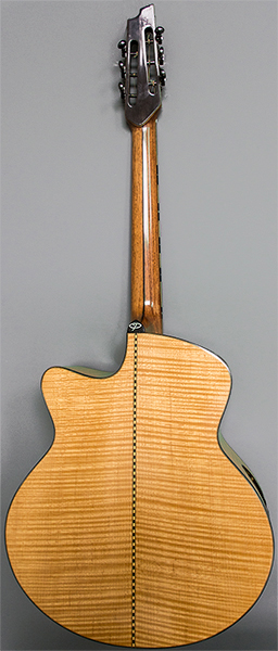 Early Musical Instruments, Baritone Guitar by Allan Beardsell - Multiscale Archtop model