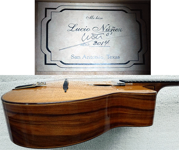 Early Musical Instruments, Classical Guitar by Lucio Nez - Django Jazz model